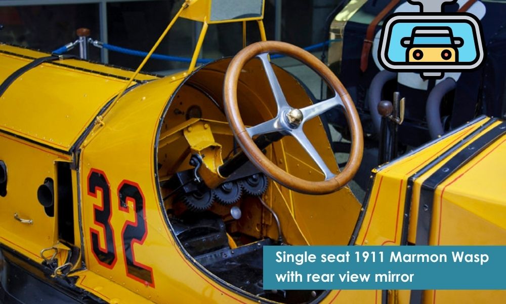 1991 Marmon Wasp was first race car to use a rear view mirror