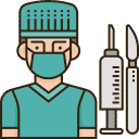 Icon of male cosmetic surgeon for cosmetic surgery negligence article